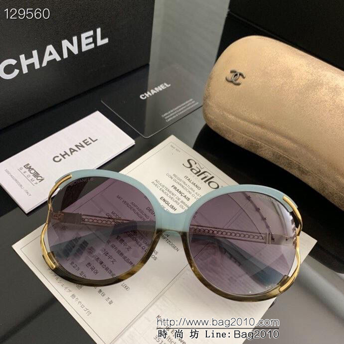 CHANEL香奈兒 19年開春新款 潮流爆款 女士圓框太陽鏡 高品質 網紅潮款墨鏡  lly1450
